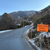 La route Itravers-Vercorin restera fermée à la circulation au moins jusqu'à l'automne 2025.